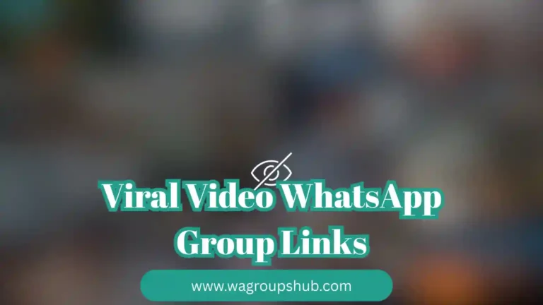 Viral Video WhatsApp Group Links